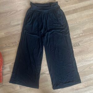 Black Wide-Leg Pants
